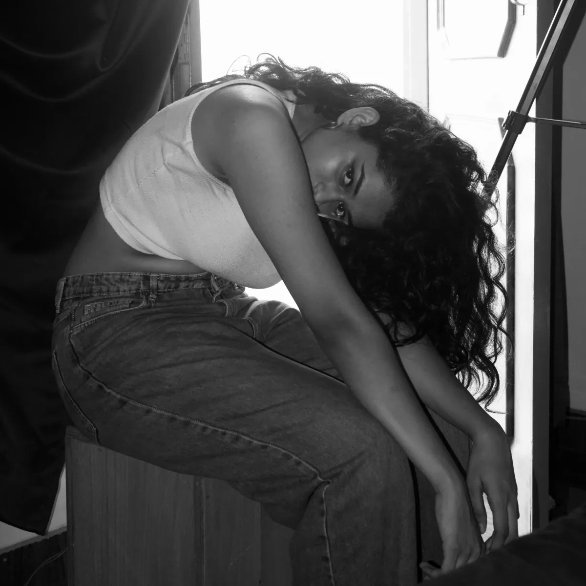 Model with Wavy/Curly Hair 
